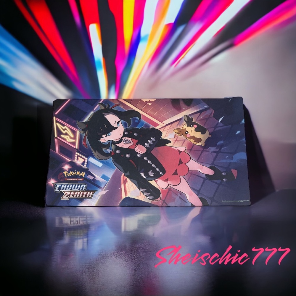 Pokemon TCG: Crown Zenith Premium Collection - Marnie & Morpeko Play-mat